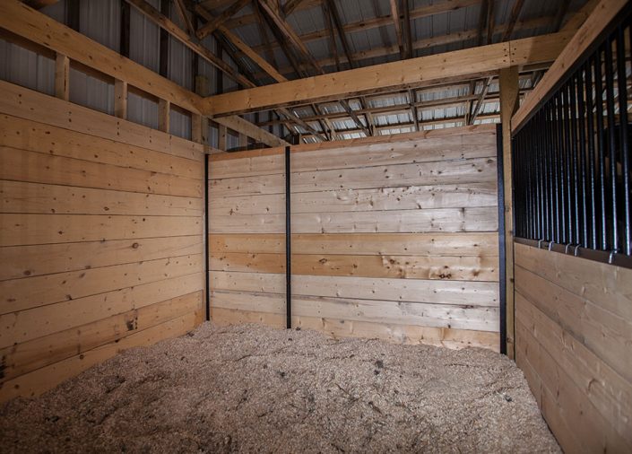 custom private horse barns